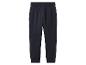 Donkerblauwe joggingbroek met elastische tailleband en boorden