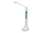 LED bureaulamp met ingebouwde klok en thermometer.