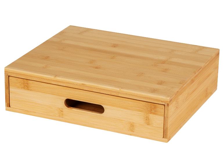 Bamboe opbergdoos met lade.