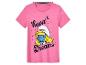 Een roze T-shirt met Smurfin en de tekst 'Sweet Dreams'.