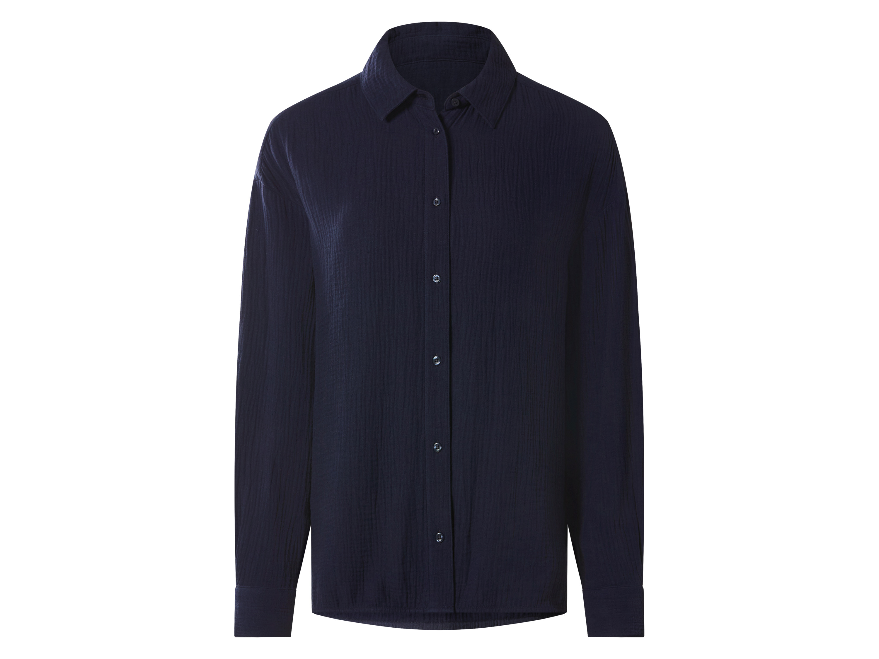 esmara Mousseline dames blouse (Marineblauw, S (36/38))