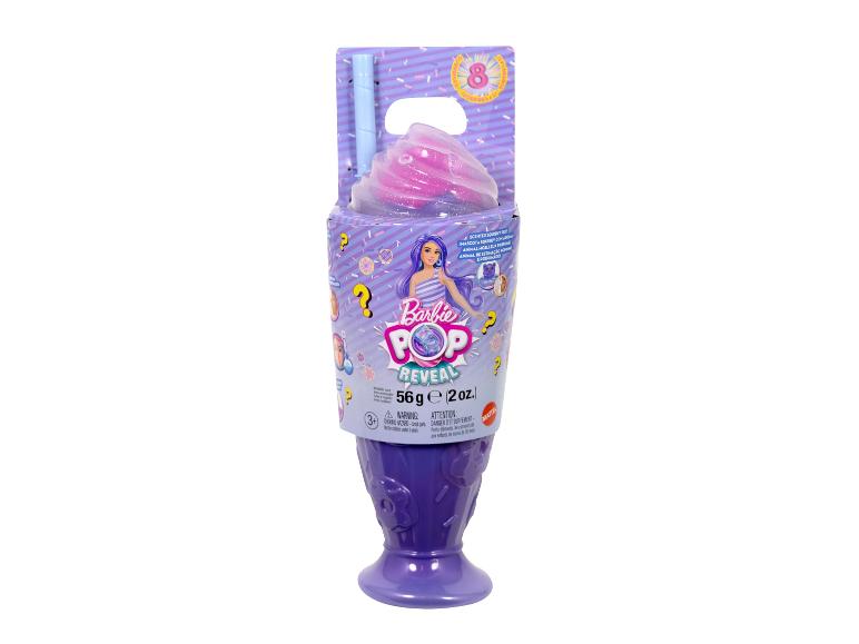 Barbie Pop Reveal speelgoed met een geurend squishy huisdier, kneedbaar zand en 8 verrassingen.