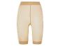 Beige, transparante shorts.