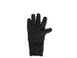 Zwarte winterhandschoen met gripvaste handpalm en vingers.
