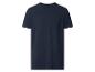Donkerblauw heren T-shirt met korte mouwen
