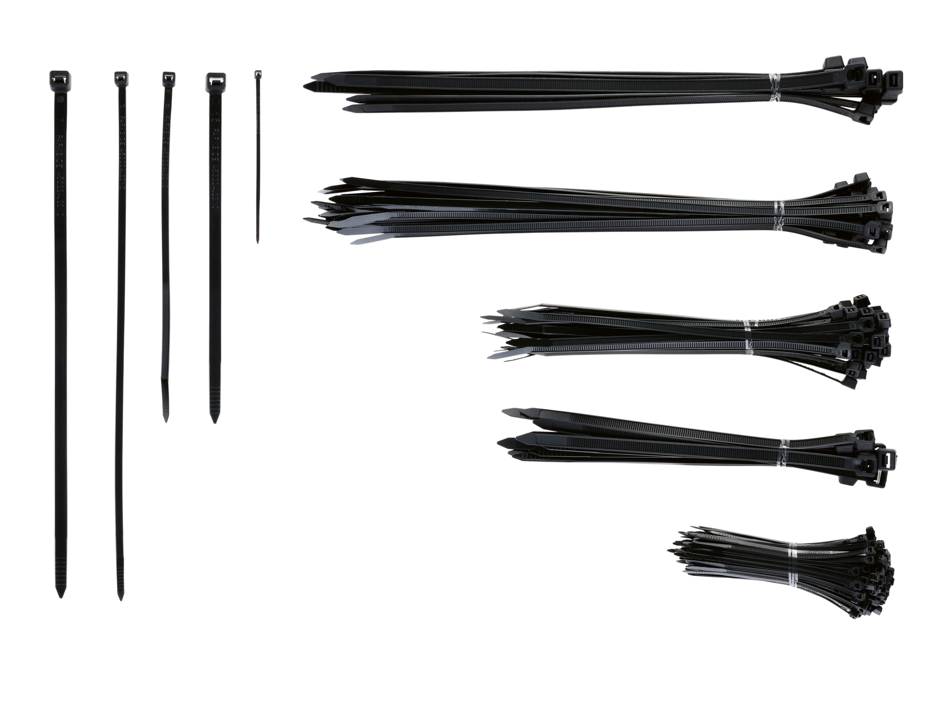 PARKSIDE Tiewraps 251-delig (Zwart)