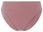 Een roze onderbroek van katoen.