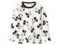 Wit shirt met lange mouwen en Mickey Mouse-print