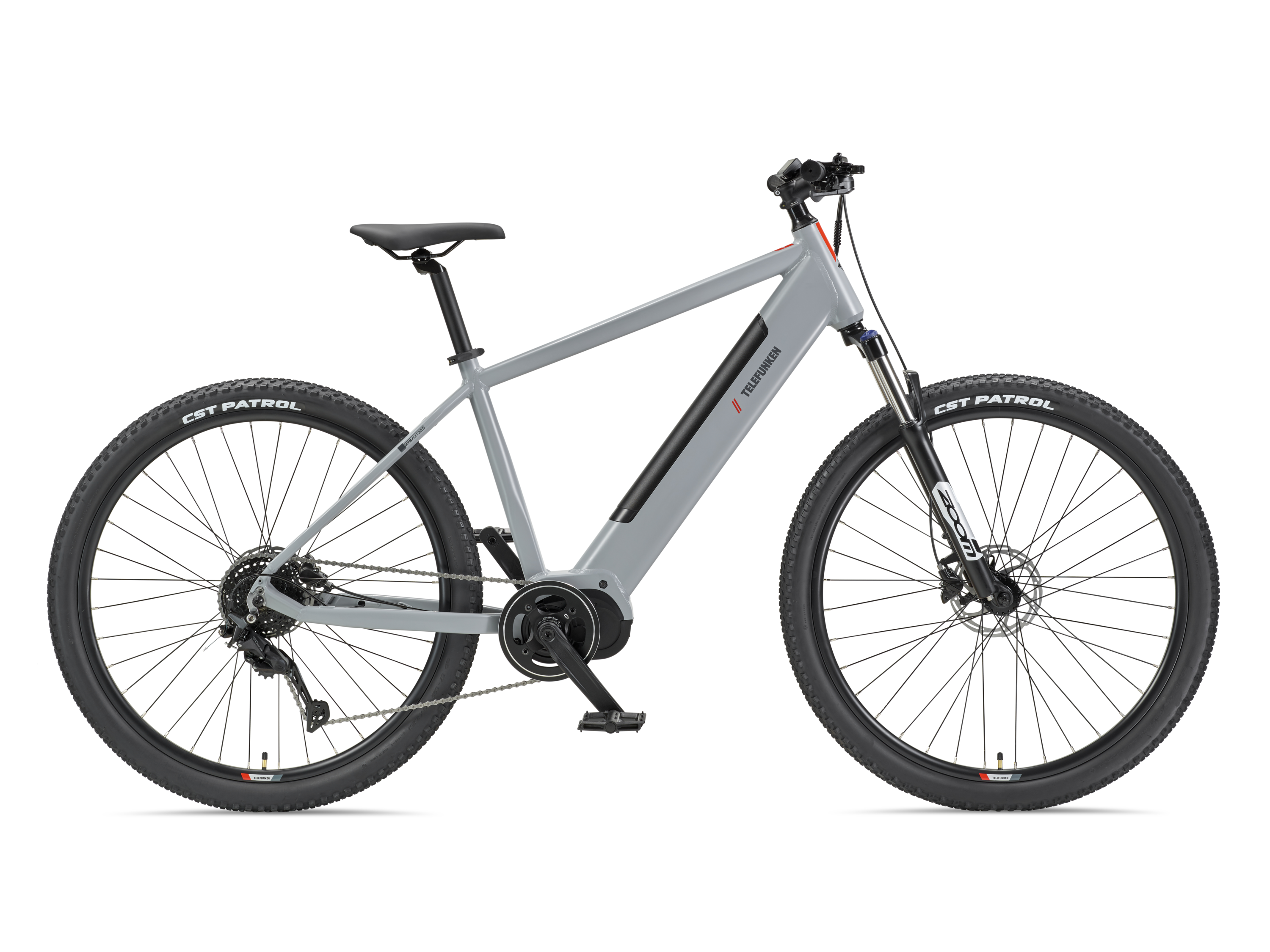 TELEFUNKEN E-Bike Mountainbike Aufsteiger MT925, 29 inch (Aluminiumgrijs)