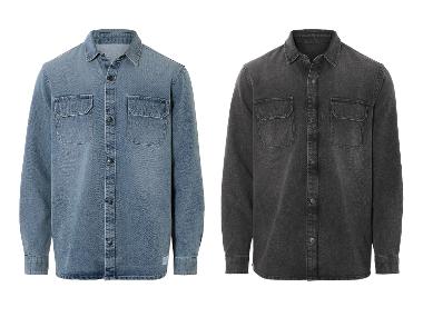 LIVERGY® Denim heren overhemd