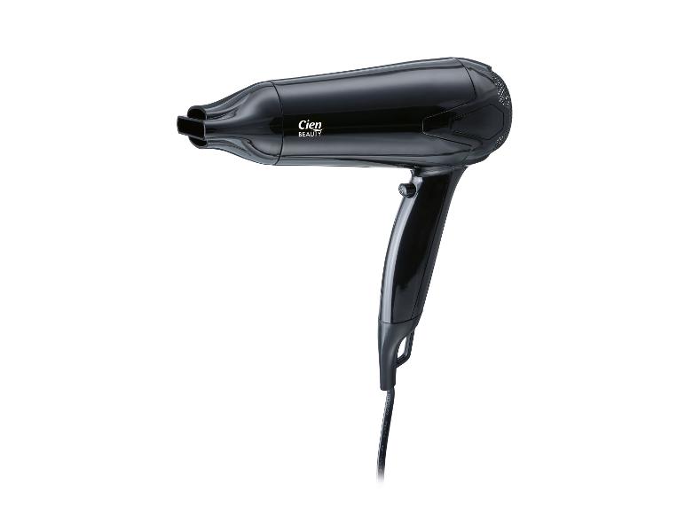 Zwarte Cien Beauty föhn met concentratormondstuk