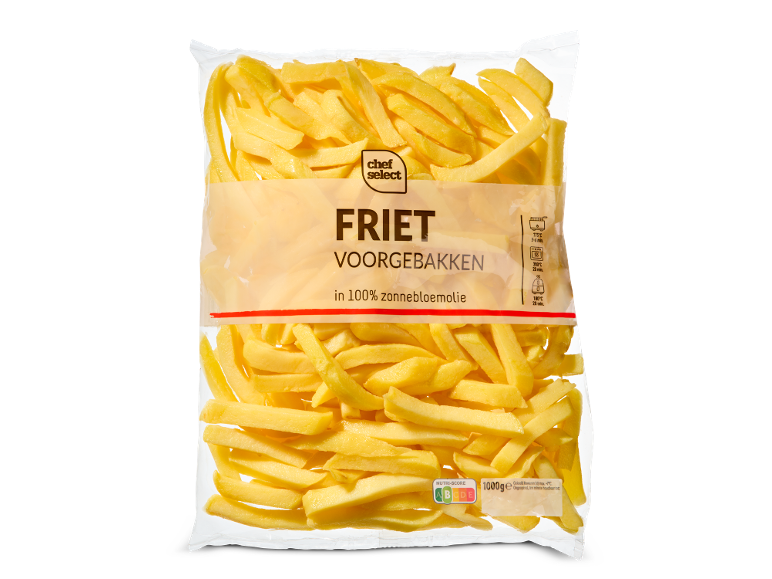 Verpakking voorgebakken friet van Chef Select, 1000 g