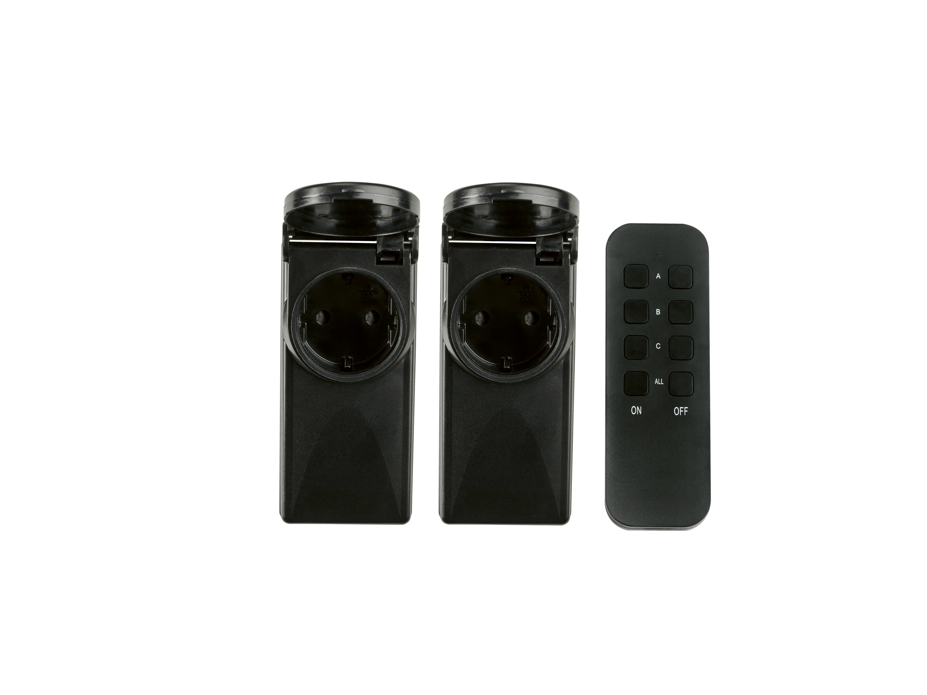 TRONIC Stopcontacten met afstandsbediening (buiten) afbeelding