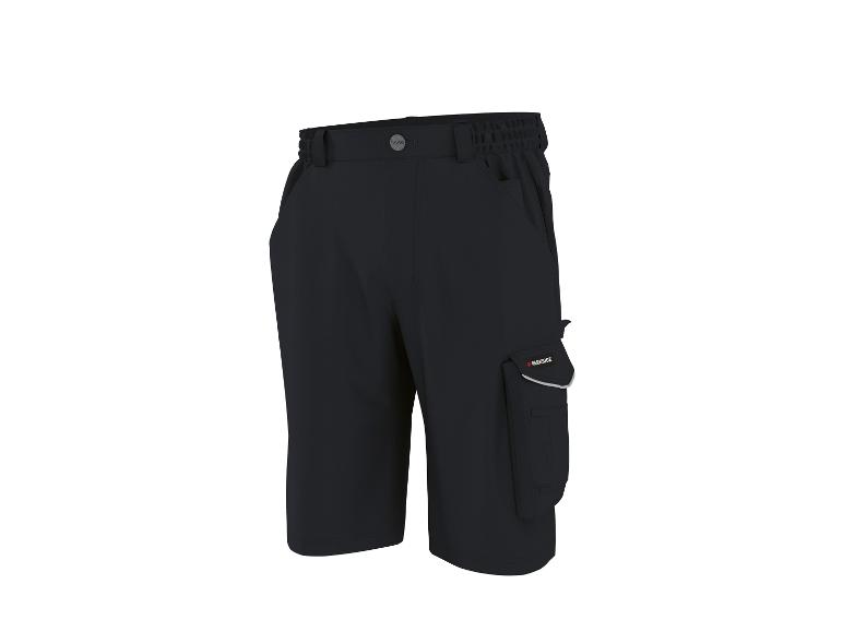 Donkerblauwe Parkside werkshorts met zijzak