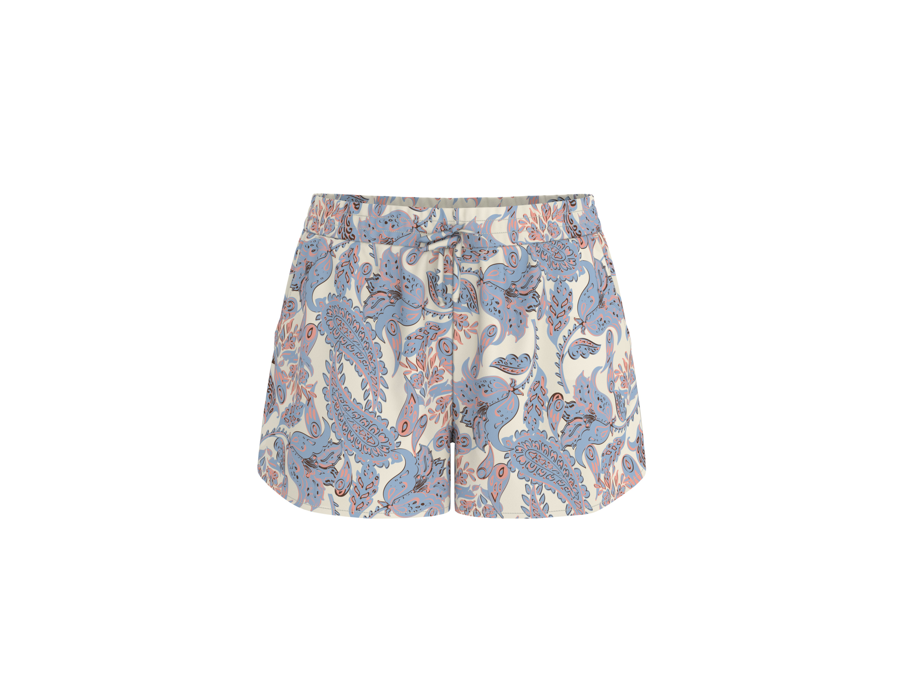 ESMARA Korte dames broek - zachte viscose (Bont gekleurd, 36)