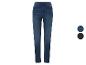 Donkerblauwe jeans met stretch, beschikbaar in donkerblauw en zwart.