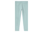 Lichtblauwe leggings voor meisjes.