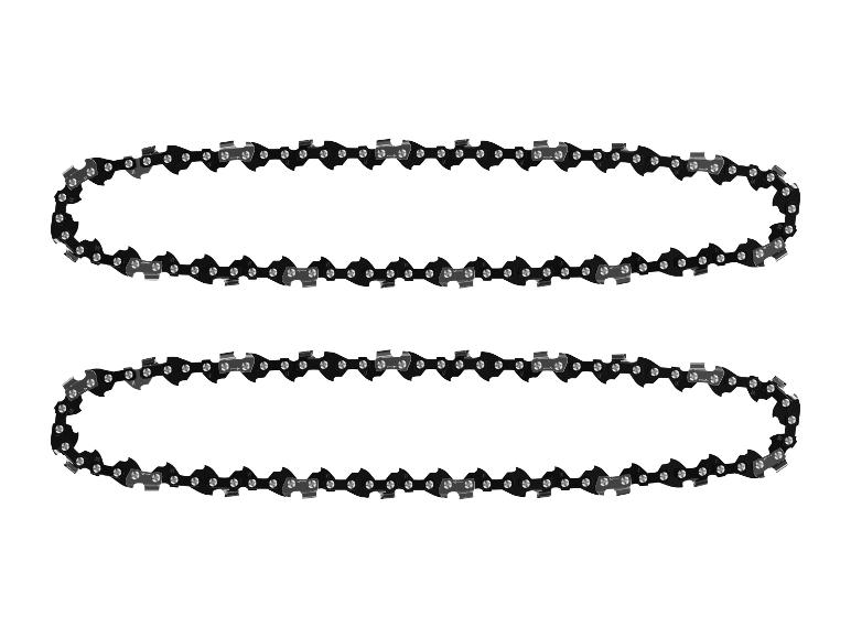 Twee kettingen voor kettingzagen.