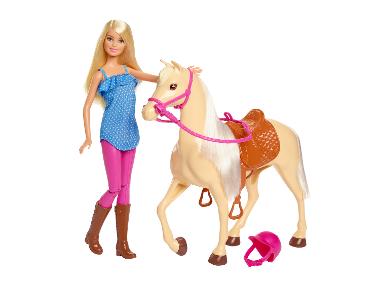BARBIE Speelset pop en paard
