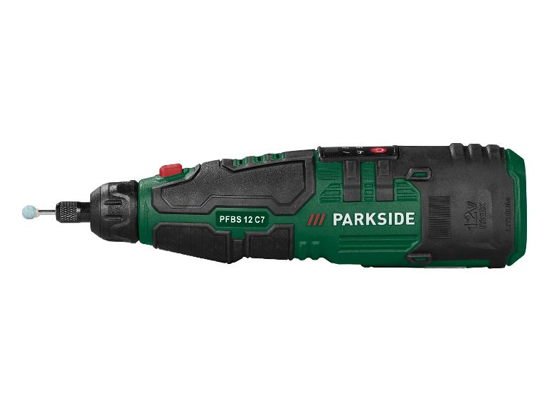 Draadloos roterend gereedschap met slijpbit, 12V max lithiumbatterij.