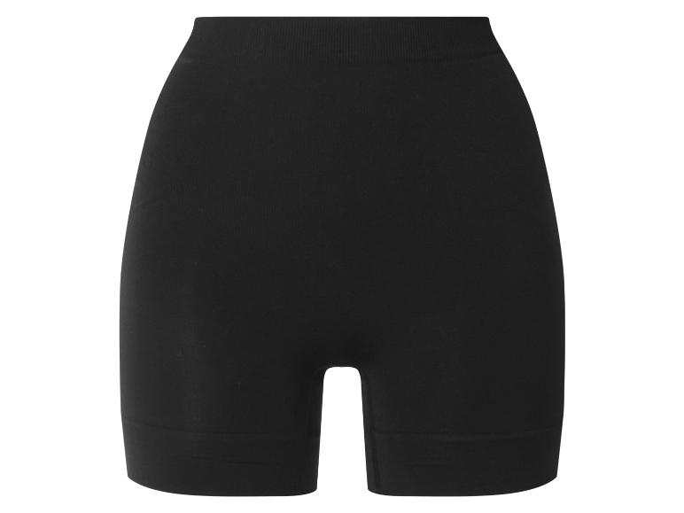 Zwarte naadloze high-waist fietsbroek