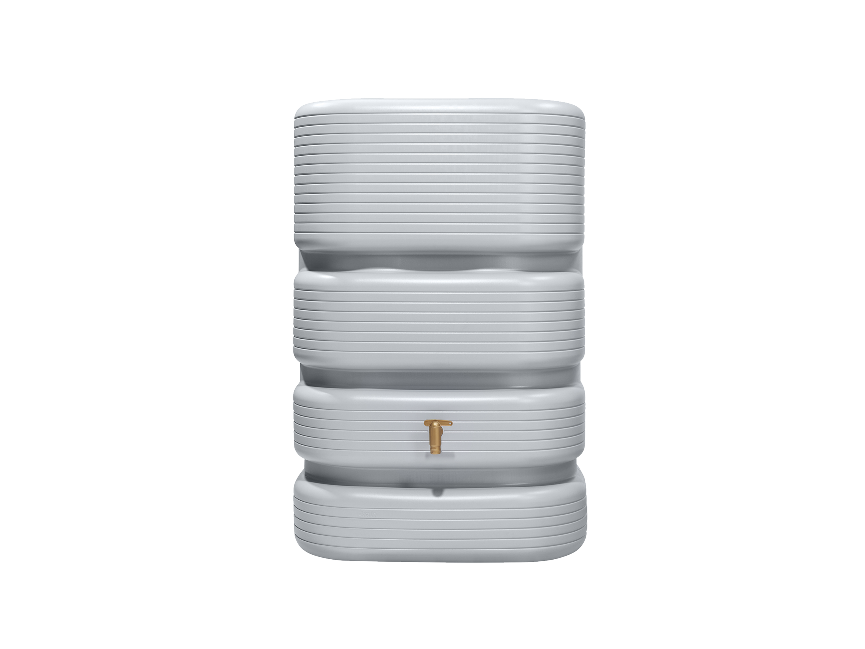 4RAIN Regenton Quadro, 500 L, betongrijs