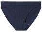 Donkerblauwe geribbelde hipster slip voor dames.