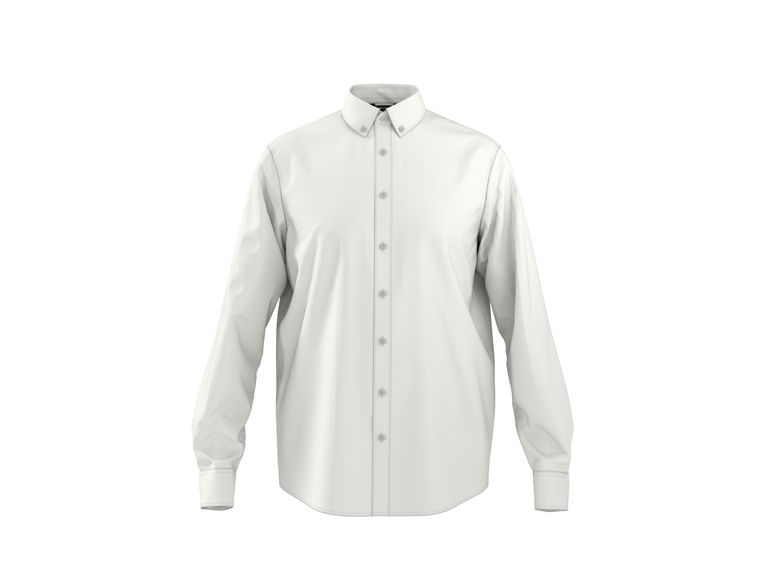 ESMARA MEN Linnen heren overhemd (Wit, XL (43/44))