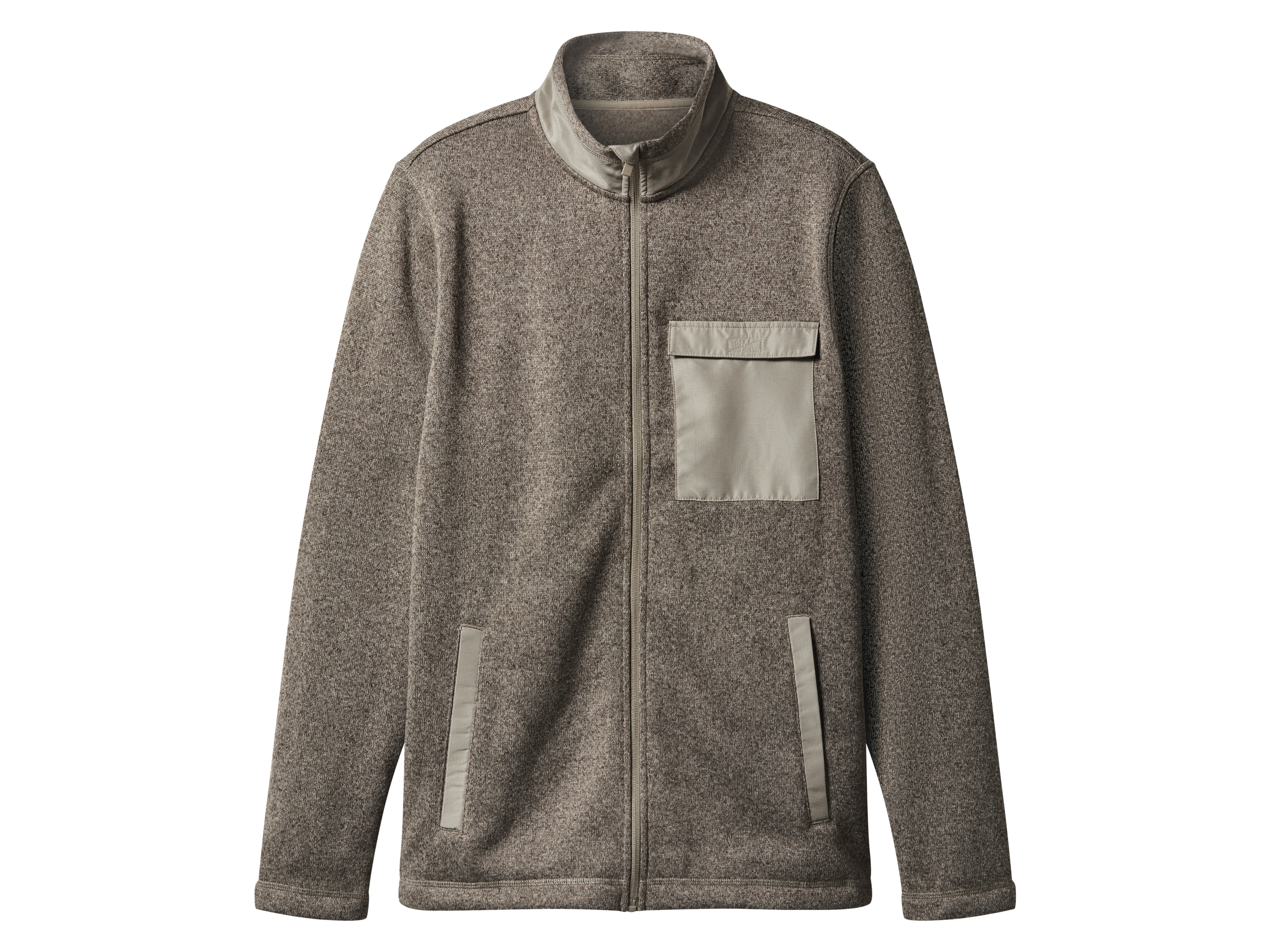 esmara Men Fleece heren vest (Beige, S)