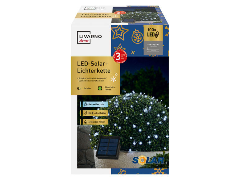 Ga naar volledige schermweergave: LIVARNO home LED solar lampjesketting - afbeelding 8