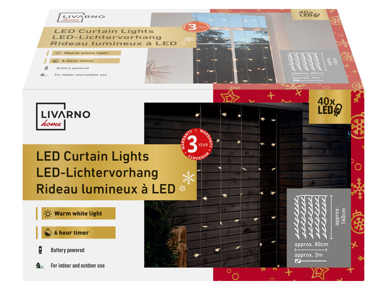 Ga naar volledige schermweergave: LIVARNO home LED-lichtgordijn - afbeelding 8