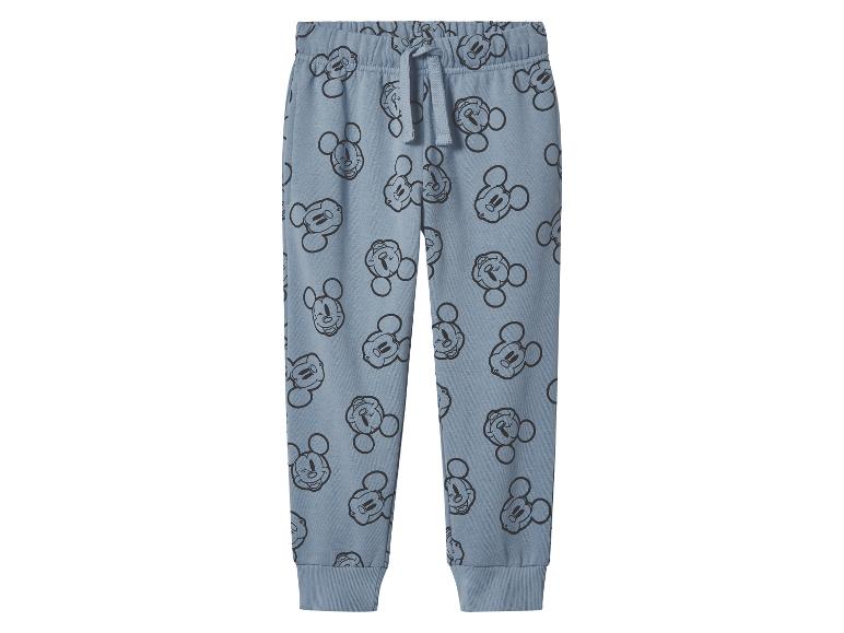 Blauwe joggingbroek met Mickey Mouse-print