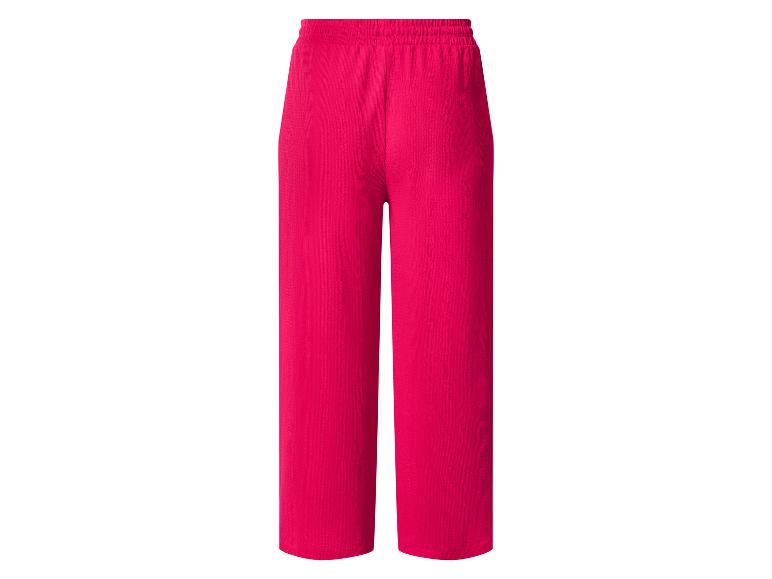 Fuchsia damesbroek met elastische tailleband