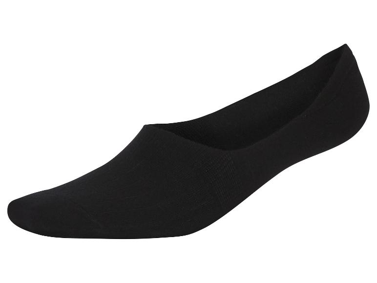 Zwarte, onzichtbare sokken voor heren.