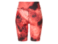 Rode sportleggings met marmerprint.