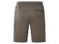 Bruine heren sweatshorts, achterkant