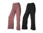 Twee wijde joggingbroeken, één in oudroze en één in zwart.