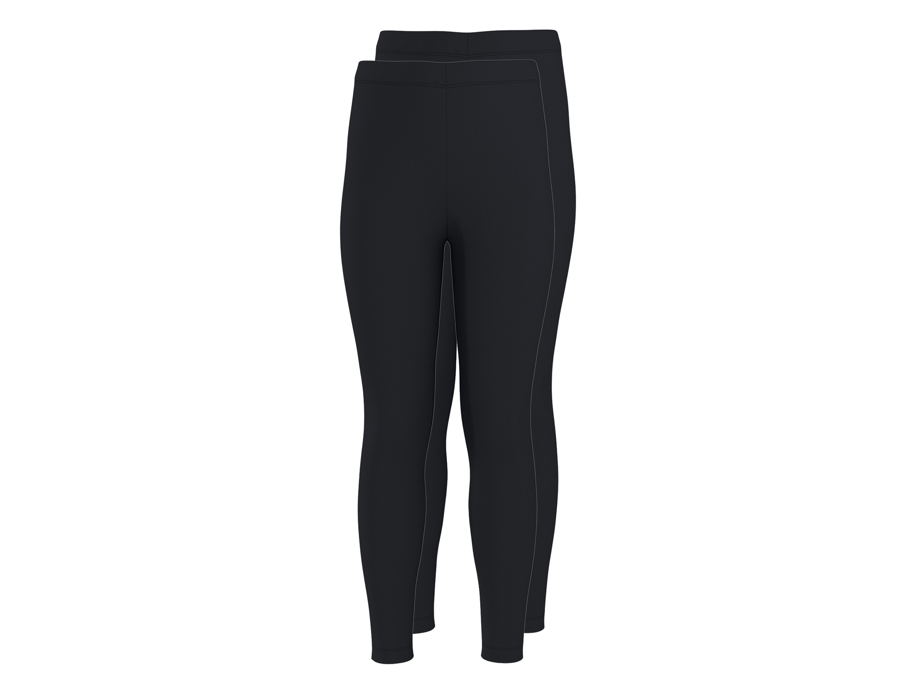 ESMARA KIDS Set van 2 kinder leggings (Zwart, 146/152)