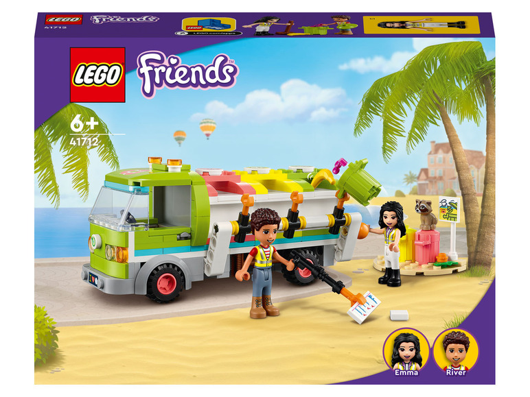 Ga naar volledige schermweergave: LEGO® Friends Recycling-Auto - afbeelding 1