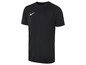 Zwart Nike trainingshirt met witte swoosh.
