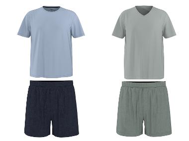 ESMARA MEN Korte heren pyjama met linnen
