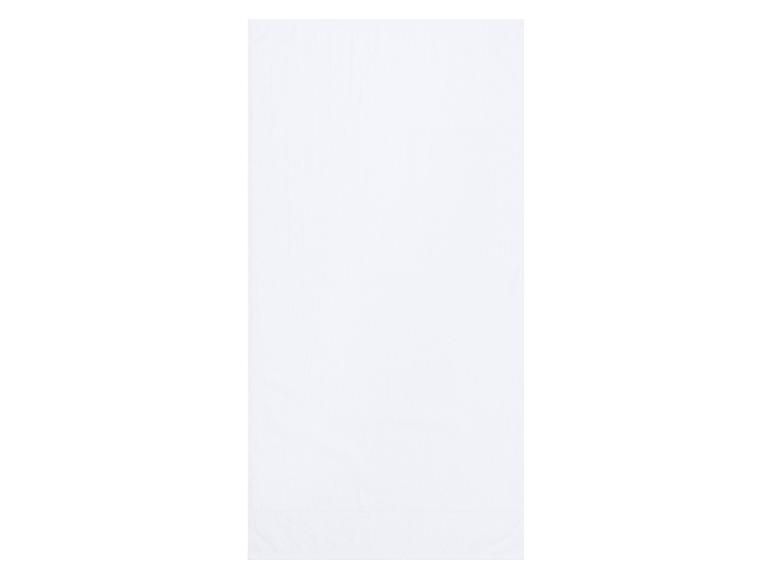 Textuur van een witte handdoek