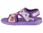Paarse kindersandalen met Paw Patrol print.