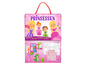Princessen knutsel-, kleur- en puzzelboek met stickers.