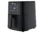 Zwarte MasterPro airfryer met digitaal display.