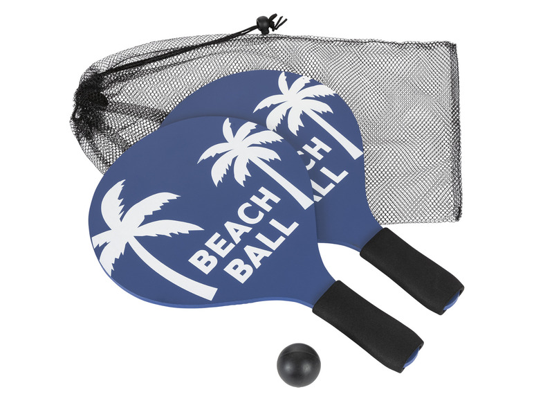 Ga naar volledige schermweergave: CRIVIT Beachbalset, van hout, met netzak - afbeelding 4