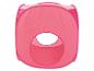 Roze speeltent voor kinderen met ronde opening.