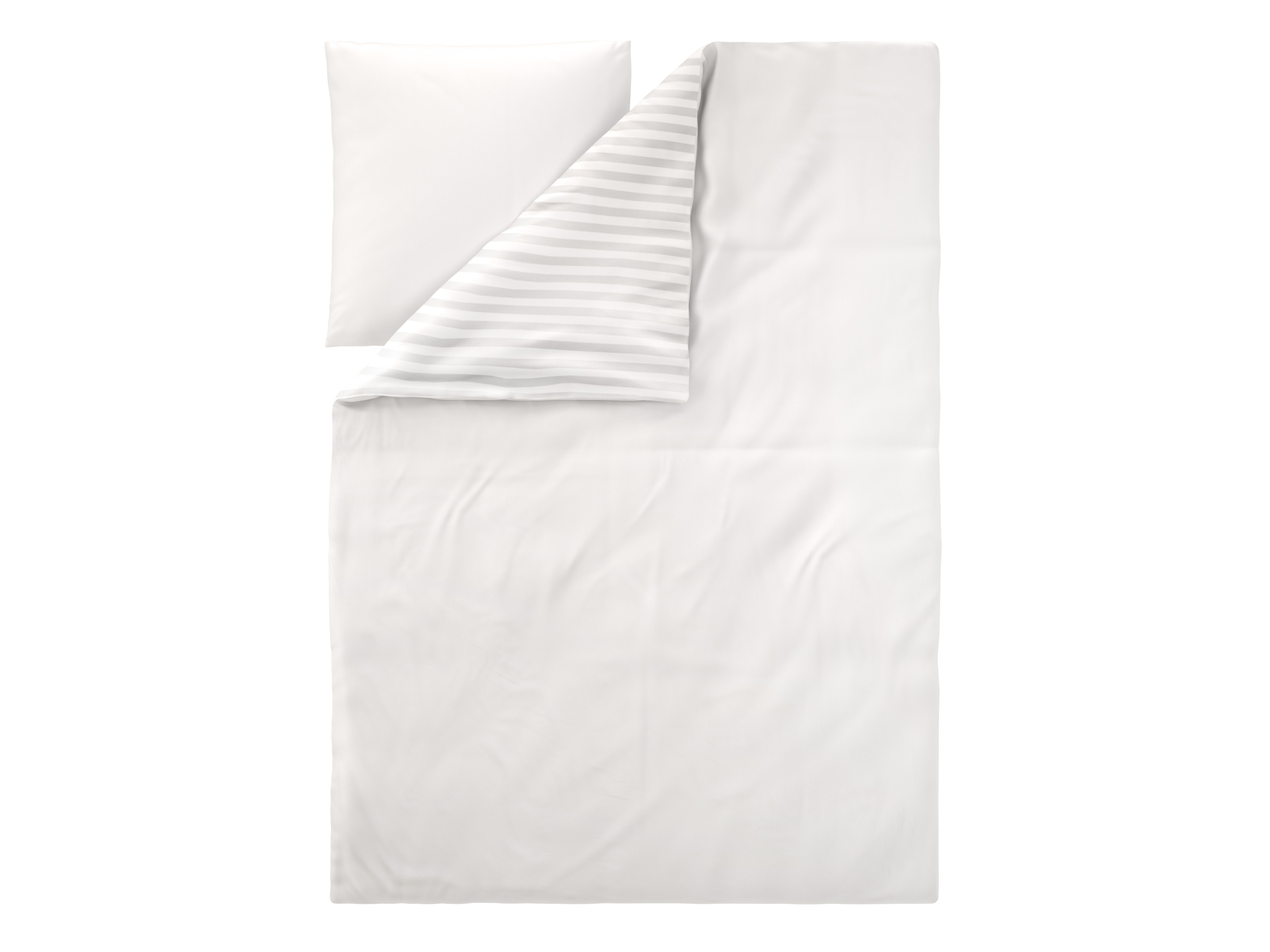 LIVARNO Bamboe dekbedovertrek 140 x 200 cm (wit)