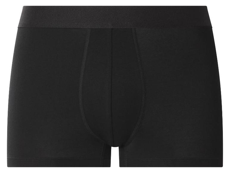 Zwarte herenboxershort met elastische tailleband.
