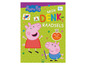 Peppa Pig boek met denkspelletjes en stickers voor kinderen vanaf 5 jaar.